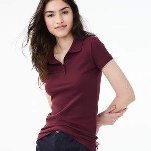 Aeropostale Women’s uniform polo burgundy
